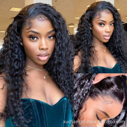Free Shipping Kinky Curly Wig 13x4 Pre Plucked Lace Wigs 150% Density Peruvian Remy Lace Front Human Hair Wigs For Women